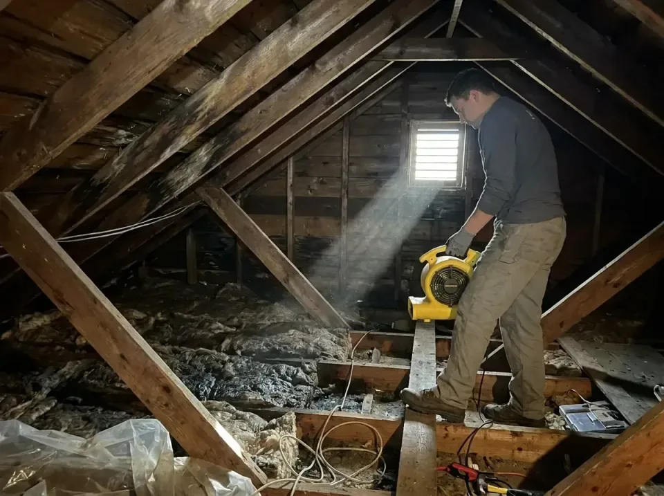 attic-water-damage-drying-proc-007 — frequently asked questions, Emergency Water Extraction & 24/7 Flood Response in Osage,…